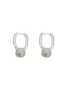 925 <b>Sterling</b> <b>Silver</b> Natural Pearl <b>Earring</b> <b>Set</b> - Korean Minimalist Niche Design Hypoallergenic <b>Studs</b> & Clips Wholesale - Product Image 5