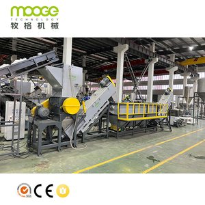 Smaller 500 1000 KG <strong>Plastic</strong> Recycling Granulator <strong>Extruder</strong> <strong>Machine</strong> / Waste Bags Washing Line / LDPE Film Washing Recycling - Product Image 1