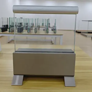 External Frameless Glass Balustrade Aluminum Glass Railing Systems U Channel For Glass Railing