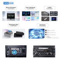 Reproductor Estéreo para Vehículo Android 15 OEM ODM de 8 Núcleos QLED, Unidad Principal Android, Reproductor de DVD para Auto, Navegación GPS