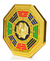 Vente en gros de Phnom Penh Tête de tigre colorée Bagua Lion épée mordante Bagua Feng Shui Fournitures par les fabricants