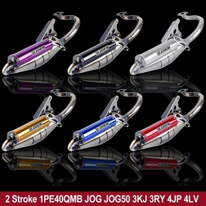 踏板车轻便摩托车米纳雷利2冲程1PE40QMB <span class=keywords><strong>JOG</strong></span> JOG50 3KJ 3RY 4JP 4LV性能排气消声器/赛车排气管 - Product Image 2