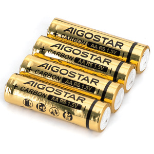 Pilas R6 (AA) de carbono-zinc de 1,5 V, paquete de 4 unidades, ideales para dispositivos electrónicos y juguetes. - Product Image 2