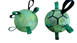 Pelotas para perros, juguetes de fútbol con correas, regalos de cumpleaños para cachorros, juguete de agua para perros, pelotas de pastoreo duraderas para perros pequeños y medianos - Product Image 2