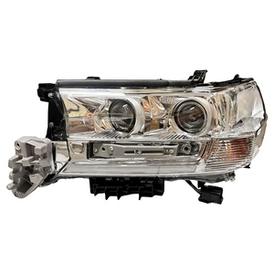 ไฟหน้าคู่เลนส์คู่สำหรับรถยนต์ครุยเซอร์แลนด์ครุยส์ ปี 2016-2019 12v ใหม่ 6000k หลอดไฟ H4 ใช้ได้กับรถยนต์สีน้ำเงินทั่วไป - Product Image 1