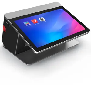 10.1 + 2.4 Touch Led Android Pos-Terminal, Retail Pos/Restaurant-Systeem, Gericht Op Android-Producten-Bly