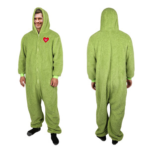 Disfraz <span class=keywords><strong>de</strong></span> Santa Claus para Niños, Unisex, Pijama <span class=keywords><strong>de</strong></span> Terciopelo con Capucha, Disfraz <span class=keywords><strong>de</strong></span> Navidad, Disfraz <span class=keywords><strong>de</strong></span> Fiesta, Disfraz <span class=keywords><strong>de</strong></span> TV y Cine, Monstruo Verde <span class=keywords><strong>Grande</strong></span> para Niñas - Product Image 2