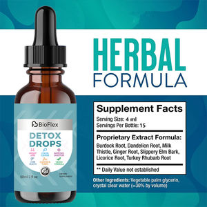 Suplemen Ekstrak Cair Detoksifikasi Pembersih Usus Besar, Hati, dan Usus Alami dengan Rasa Khusus untuk Dewasa, Penurun Berat Badan - Product Image 6