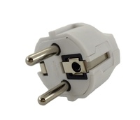 Câble de prise industrielle étanche YUADON YD-909 à 2 broches rondes Schuko (norme allemande/européenne) 16A – Prise de connexion électrique