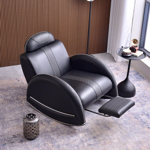 Sillones Reclinables de Estilo Nórdico Moderno para Sala de Estar, Sofá Reclinable para Lectura, Muebles Reclinables de Madera para Adultos - Product Image 4