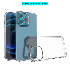 เคสโทรศัพท์มือถือกันกระแทกแบบใส TPU ป้องกันแรงกระแทก พร้อม Airbag 3 มิติ ป้องกันเลนส์ ครอบคลุมทั้งตัว สำหรับ iPhone 13 Pro ป้องกันกล้อง - Product Image 1