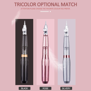 Máquina de Tatuaje Rotativa de Microblading para Cejas de Acero Inoxidable, Herramienta Semiautomática PMU para Uso en Salones de Belleza para Labios y Cejas - Product Image 2