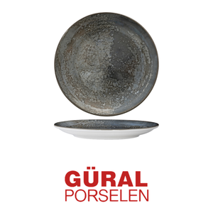 Plato de Cena Gural Crater con Impresión Digital, Porcelana Nueva, 27 cm, Suministros para Restaurantes, Vajilla para Catering, Venta al por Mayor - Product Image 4