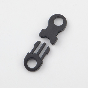Boucle de collier pour animaux de compagnie en plastique POM 5 mm Courbée à libération rapide Petite taille - Product Image 2