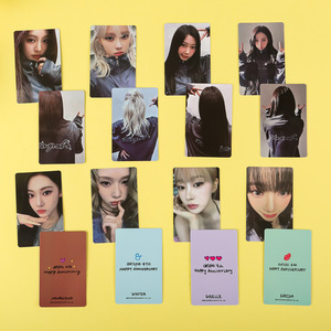 AESPA Photocards, 4th Anniversary, SM Family, Lucky Cards, 2nd Tour Lightstick, 2025 Concert Photocard Collection - Product Image 2