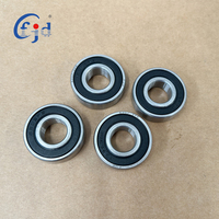 Roulements à billes à gorge profonde de haute qualité pour moto 6202 6203 6301 6302-2RS en acier chromé GCr15