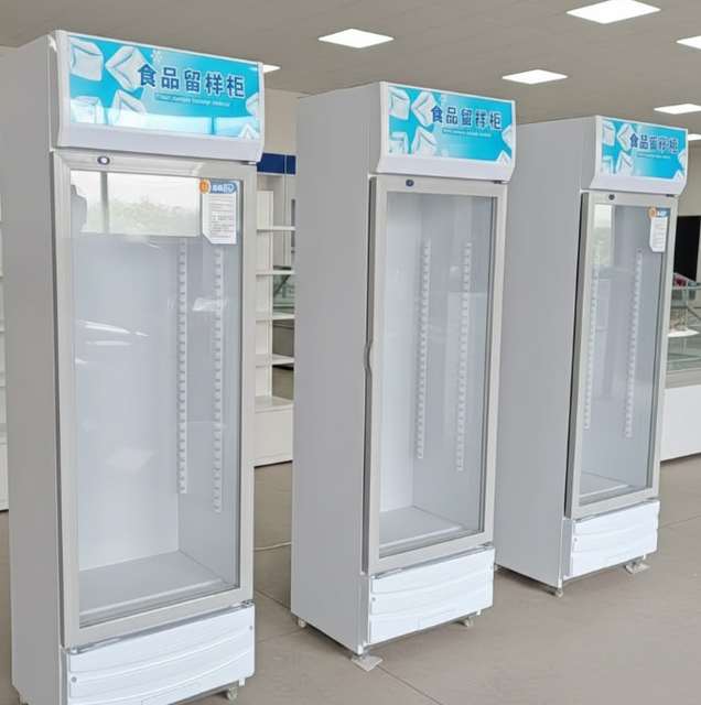 300L to 1000L Vertical Glass Door Display Refrigerator Factory Direct Sales Upright Beverage Fresh Food Showcase Commercial Use