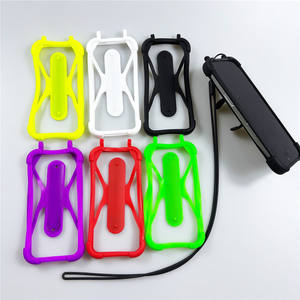 Support de téléphone de bureau Touch U, coque en silicone antichoc, étanche, pliable, étui pour téléphone portable avec support de bande pour toutes les occasions - Product Image 3