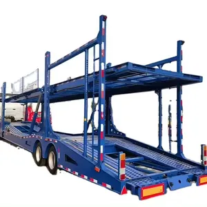 Transporte de dois andares para caminhão semi-reboque, 2 eixos e 3 eixos, semi-reboque para transporte de automóveis, fábrica na China