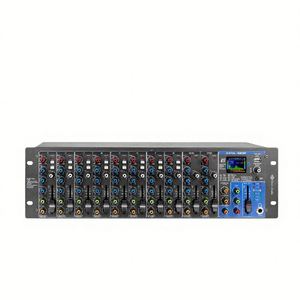 Mezclador profesional de 12 canales integrado Montado en Rack con consola de audio analógica con efecto, mezclador de 12 canales, 1, 2 unidades - Product Image 1