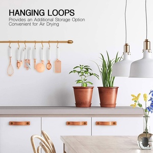 Multifunctional <b>Kitchen</b> <b>Gadgets</b> Copper Coated Stainless Steel <b>Kitchen</b> <b>Tool</b> Sets with Anti-Slip Handles - Product Image 6