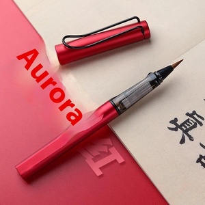 Portable <span class=keywords><strong>rechargeable</strong></span> éponge douce plume brosse stylo Nylon cheveux chinois calligraphie brosse stylo doux pour une écriture facile - Product Image 6