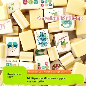 Fichas de Mahjong Americanas Personalizadas ODM/OEM, Mahjong Acrílico Portátil de Cuatro Capas para Juego en Interiores, Hecho a Mano, Suministro Directo de Fábrica - Product Image 6