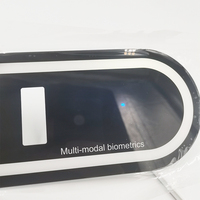 Panneau de protection en verre IR trempé personnalisé, panneau frontal en verre IR imprimé en sérigraphie personnalisé pour appareil de scanner biométrique