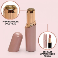 Mini rasoir électrique pour femme, design en forme de rouge à lèvres, tondeuse à poils corporels, rasoir sûr, épilateur électrique pour le visage, soin sans douleur