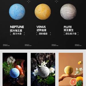 Décoration de console d'aromathérapie en métal d'ornement de <span class=keywords><strong>voiture</strong></span> de parfum solaire d'astronaute de style moderne pour une désodorisation efficace de <span class=keywords><strong>voiture</strong></span> - Product Image 6