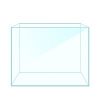 Aquarium domestique ultra-blanc Eco Desktop pour tortues semi-aquatiques d'eau douce et poissons ornementaux, boîte d'aquarium d'eau salée PC