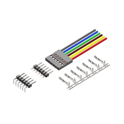 2.54mm pitch PCB connector TJC8 type  DuPont connector crimp type male wafer connector housing
