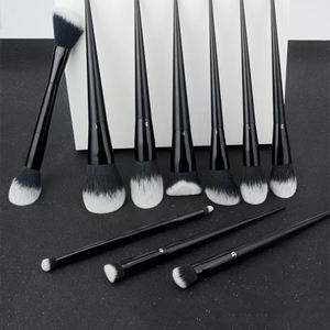 FYD noir haute qualité maquillage pinceau ensemble fond de teint maquillage correcteur poudre fard à joues pinceau cosmétique pinceau de maquillage professionnel - Product Image 5