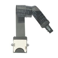 Adaptador de Lector de Tarjetas TF Macho a SD Hembra con Orificios para Tornillos M2 para Montaje Extensor con Orificios para Tornillos de Fijación