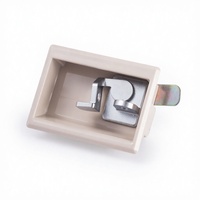Serrure à bouton rotatif à ouverture à gauche pour casiers et armoires de rangement F408-L, poignée de porte d'armoire