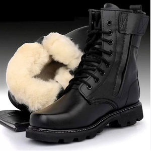 Botas de Desierto Resistentes al Invierno para <span class=keywords><strong>Hombre</strong></span>, Zapatos Deportivos de Goma con Tacón Grueso para Senderismo, Playa, Escalada, Cuero de Microfibra - Product Image 4