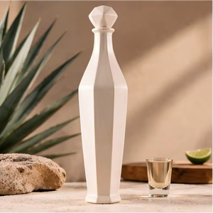 Botella <span class=keywords><strong>de</strong></span> Vino <span class=keywords><strong>de</strong></span> Cerámica Mate <span class=keywords><strong>de</strong></span> Lujo, 500 ml, Diseño <span class=keywords><strong>de</strong></span> <span class=keywords><strong>Agave</strong></span> Resistente a Altas Temperaturas, Forma Personalizada, <span class=keywords><strong>Licor</strong></span>, Fábrica OEM, Venta al Por Mayor - Product Image 5