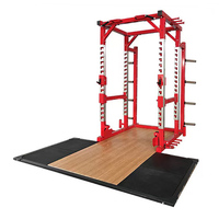Equipo de gimnasio Power Racks Levantamiento de pesas Entrenamiento de fuerza Jaula comercial para el hogar Estante de sentadillas con plataforma
