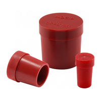 Bouchon de tuyau en cuivre moulé par injection MOCAP GKP0188RD1 type L et M, usage général, rouge, pour tuyau PE