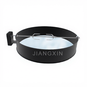 Kit de rôtissoire en acier chromé à piles pour barbecues au charbon et grills à boule – Résistant à la chaleur, facile à nettoyer - Product Image 1
