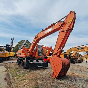 Excavatrice minière d'occasion abordable de marque coréenne DOOSAN DH210W 7, excavatrice sur pneus d'occasion à vendre - Product Image 2