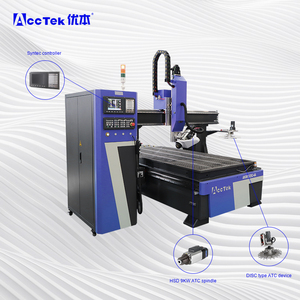 Router CNC a 4 Assi con Testa Orientabile <span class=keywords><strong>per</strong></span> Taglio <span class=keywords><strong>di</strong></span> Grandi <span class=keywords><strong>Sculture</strong></span> 3D in Schiuma/<span class=keywords><strong>Legno</strong></span> - Product Image 1