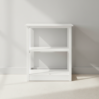Modernes Bücherregal mit Versteckten Gleitschienen Versteckbares Regal Wohnzimmer Schlafzimmer Apartment Holz Platzsparend