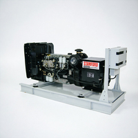 Générateur diesel à châssis ouvert refroidi par eau, super silencieux, démarrage électrique CC, haute efficacité, multi-tension, 1800 tr/min, ATS 100%