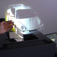 Film holographique transparent de 1,52 m x 30 m, un rouleau, écran de projection arrière holographique 3D, 4 couleurs