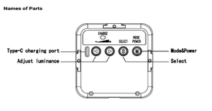 ไม้เซลฟี่ Magsafe <span class=keywords><strong>P5R</strong></span> พร้อมไฟวิดีโอ LED RGB ขนาดเล็ก - กันน้ำ กันกระแทก ปรับอุณหภูมิสีได้ พับเก็บได้ พกพาสะดวก - Product Image 6