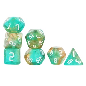Vôi 16Mm Đa Diện RPG Tùy Chỉnh Long Lanh Acrylic Xúc Xắc Cho Dungeons & Dragons - Product Image 6