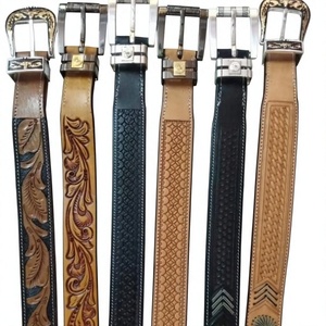 Hot Selling Customizable Genuine Buffalo Cow Hide Leather Eco-Friendly High Strength Waterproof Men's Solid Steel Buckle Belt - Product Image 6
