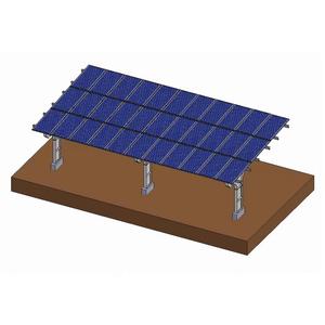 Système de montage en aluminium de carports d'énergie solaire de certification de qualité pour le stationnement de voiture - Product Image 1