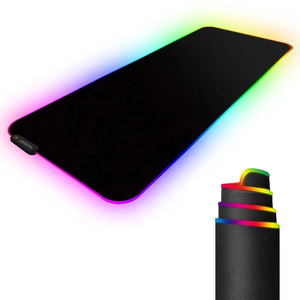 Xxl Custom Glowing RGB Led Non-slip Mouse Pad USB <strong>Gaming</strong> <strong>Mousemat</strong> - Product Image 1